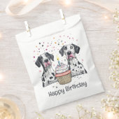 Happy Birthday Great Dane Hunde Cupcake Geschenktütchen (Ausgeschnitten)