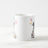 Happy Birthday Great Dane Puppy Cupcake Kaffeetasse (Mittel)