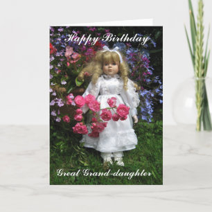 Happy Birthday Great Grand-Tochter Karte