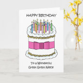 Happy Birthday Great Niece Karte (Gelbe Blume)