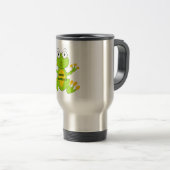 Happy Birthday Green Frog Reisebecher (VorderseiteRechts)