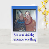 Happy Birthday greeting card vintage humor Karte (Gelbe Blume)