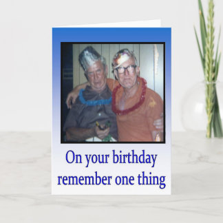 Happy Birthday greeting card vintage humor Karte