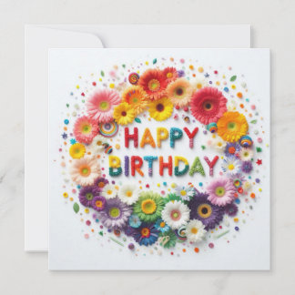 Happy Birthday Greeting Cards Feiertagskarte