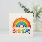 Happy Birthday Greeting Cards  Feiertagskarte (Stehend Vorderseite)