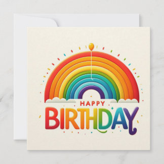 Happy Birthday Greeting Cards  Feiertagskarte