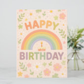 Happy Birthday Greeting Cards  Karte (Stehend Vorderseite)