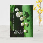 Happy Birthday Große Enkeltochter Lily Karte (Gelbe Blume)