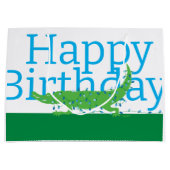 Happy Birthday Große Geschenktasche Geschenktüte (Vorderseite)