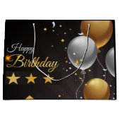 Happy Birthday Große Geschenktüte (Vorderseite)