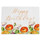 Happy Birthday Große Geschenktüte (Vorderseite)