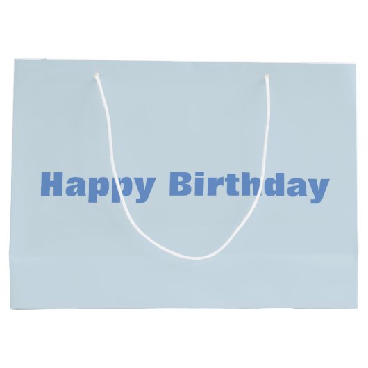 Happy Birthday Große Geschenktüte (Rückseite)