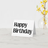 Happy Birthday Große Print Grußkarte Karte (Gelbe Blume)