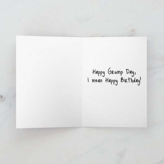 Happy Birthday Grumpy Bird hatched Egg Balloons Karte (Innenseite)