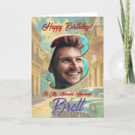 Happy Birthday Grußkarte für Ihm B erste Dankeskarte