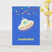 Happy Birthday Grußkarte Karte (Gelbe Blume)