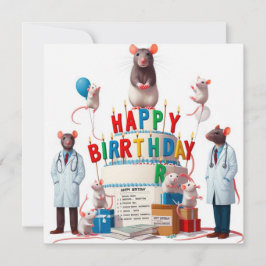 Happy Birthday Grußkarten Einladung