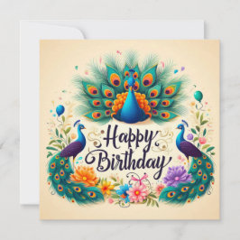 Happy Birthday Grußkarten Einladung