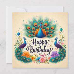 Happy Birthday Grußkarten Einladung