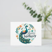 Happy Birthday Grußkarten Postkarte (Stehend Vorderseite)