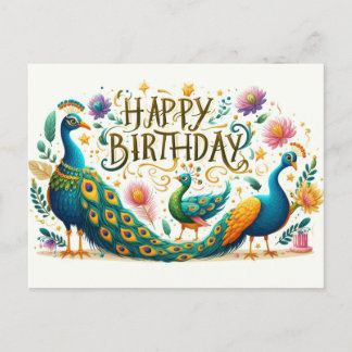 Happy Birthday Grußkarten Postkarte