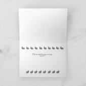 Happy Birthday - Guinea Fowl Karte (Innenseite)