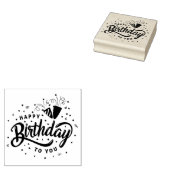 Happy Birthday Gummistempel (Stempel)