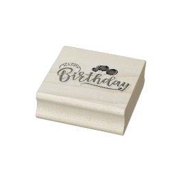 Happy Birthday Gummistempel