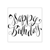 Happy Birthday Gummistempel (Prägung)