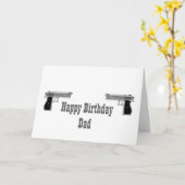 Happy Birthday Gun Card Karte (Gelbe Blume)