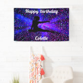 Happy Birthday Gymnastics Personalisiert Banner (Insitu)