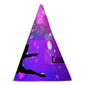 Happy Birthday Gymnastics Personalisiertes Party H Partyhütchen (Rechts)