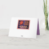 Happy Birthday Halloween Card Karte (Rückseite)