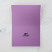 Happy Birthday Halloween Card Karte (Innenseite)