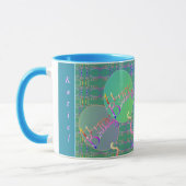 "Happy Birthday" Handgeschriebene Tasse (Links)
