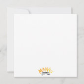 Happy Birthday Handgeschriebenes Regenbogendesign Feiertagskarte (Rückseite)