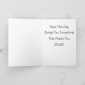 Happy Birthday Handsome Goat Karte (Innenseite)