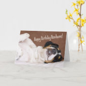 Happy Birthday Handsome Greeting Card Karte (Gelbe Blume)