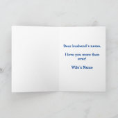 Happy Birthday Handsome Says Gorgeous Fox Karte (Innenseite)