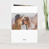 Happy Birthday Handwriting Script Foto Karte (Rückseite)