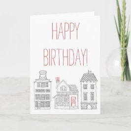 Happy Birthday Happy Zuhause Karte