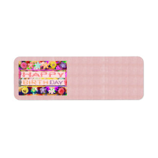 HAPPY Birthday HappyBirthday Artistic Color Shade