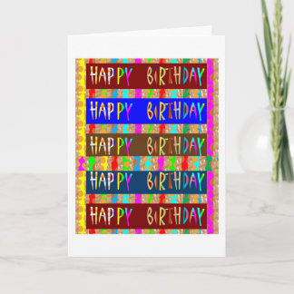 HAPPY BIRTHDAY HappyGeburtstagskarten ReturnGIFTS Karte