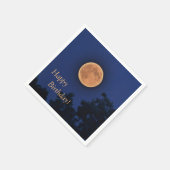 Happy Birthday Harvest Moon Serviette (Ecke)
