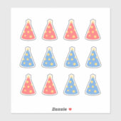 Happy Birthday Hat Celebration Journal Craft S Aufkleber (Blatt)