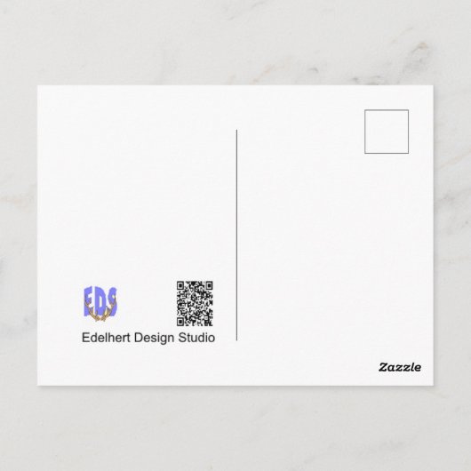 Happy Birthday Heart in Tree Postcard Postkarte (Rückseite)