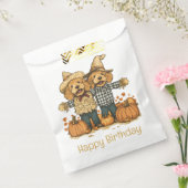 Happy Birthday Herbst Ernte Goldendoodle Hunde Geschenktütchen (Versiegelt)