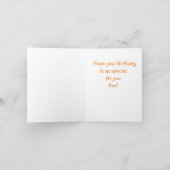 Happy Birthday Herbst Karte (Innenseite)