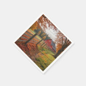 Happy Birthday Herbst Serviette (Ecke)