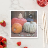 Happy Birthday Herbst Thema Serviette (Beispiel)